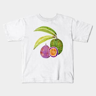 Tropical mango and passionfruit Kids T-Shirt